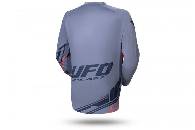 Maglie Da Moto Grigio/arancio Ufo Uomo